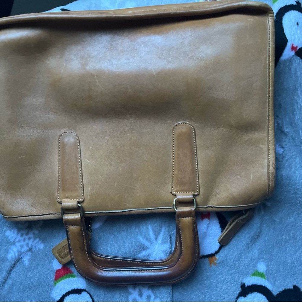 Coach Tan Leather Bag - Picture 7 of 7